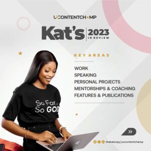 Kat’s 2023 in Review: Transformations in 6 Core Areas and 5 Lessons in Reflection — A 365-Day Journey Unwrapped